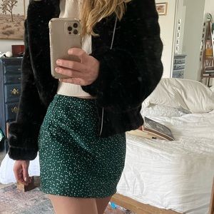 Helmut Lang premium faux fur hooded jacket, excellent like new condition (xs)